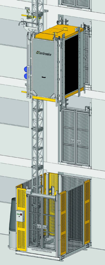 Строителен асансьор 1 тон под наем