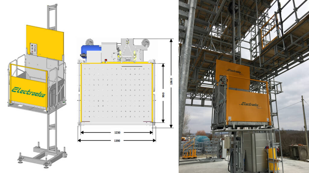 Хаспел/Строителен подемник Electroelsa Elsa Spider 3